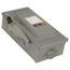 100A Fusible General Duty Safety Switch, 2 Pole, NEMA 3R Enclosure w/ Bolt on Hub Provision and Neutral (240VAC)