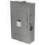 200A Fusible General Duty Safety Switch, 2 Pole, NEMA 3R Enclosure w/ Bolt on Hub Provision and Neutral (240VAC)