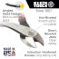 8" High-Leverage Angled Head Diagonal-Cutting Pliers
