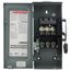 60A Fusible General Duty Safety Switch, 3 Pole, NEMA 3R Enclosure w/ Bolt on Hub Provision and Neutral (240VAC)