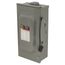 100A Fusible General Duty Safety Switch, 3 Pole, NEMA 3R Enclosure w/ Bolt on Hub Provision and Neutral (240VAC)