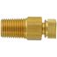 1/4" NPT Brass Test Plug with Nordel Core