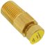 1/4" NPT Brass Test Plug with Nordel Core