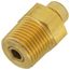 1/2" NPT Brass Test Plug with Nordel Core