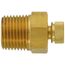 1/2" NPT Brass Test Plug with Nordel Core