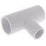 1" x 1" x 1/2" PVC Sch. 40 Reducing Tee (Deep Socket)