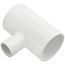 1-1/2" x 1-1/2" x 1/2" PVC Sch. 40 Reducing Tee (Deep Socket)
