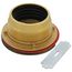Over 2" No Caulk Shower Stall Drain Stainless Steel Strainer w/ Brass Body