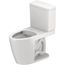 D-Neo PRO 1.28 GPF Elongated Two Piece Toilet Bowl, Single Flush, ADA Compliant, w/ DuraShield and Left Lever Flush, Less Seat (White)