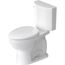 Duravit No.1 PRO Two-Piece Toilet Kit, Left Hand Lever (White)