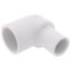 1" x 1/2" PVC Sch. 40 90° Elbow (Deep Socket)