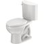 Duravit No.1 PRO 1.28 GPF Elongated Two Piece Toilet, Single Flush, ADA Compliant, w/ Left Lever Flush and Seat (White)