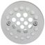 2" PVC Shower Stall Drains w/ Receptor Base Stainless Steel Strainer
