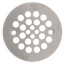 4-1/4" Satin Nickel Screw Down Shower Drain Strainer w/ Screws
