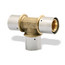 3/4" x 3/4" x 1/2" PEX-AL-PEX Press Tee