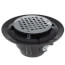 3" x 4" Chrome Plated Heavy Duty Shower Drain w/ 5" Round Strainer