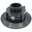 2" x 3" PVC Heavy Duty Drain Base with Clamping Ring and Primer Tap, for 3" Spud