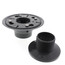 4" Shower Drain/Floor Drain w/ Stainless Steel Round Strainer PVC