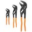 3-Piece Compact Plier Wrench Set