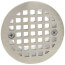 3" PVC Inside Pipe Fit Drain with 3-1/2" Nickel Bronze Round Strainer