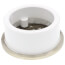 3" PVC Inside Pipe Fit Drain with 3-1/2" Nickel Bronze Round Strainer
