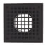 4" Square Oil Rubbed Bronze Strainer w/ 2" Brass Spud