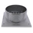 5" Square Chrome Plated Strainer w/ 3-1/2" Metal Spud