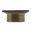 5" Square Nickel Bronze Strainer w/ 3-1/2" Metal Spud