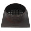 5" Square Oil Rubbed Bronze Strainer w/ 3-1/2" Metal Spud