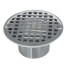4-1/4" Round Chrome Plated Strainer w/ 2" Metal Spud