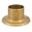 4-1/4" Round Polished Brass Strainer w/ 2" Metal Spud