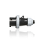 20A 347/600V 3PH, 4P, 5W IEC 60309-1 & 60309-2 Pin & Sleeve Plug w/ Screwless Clamp, NSF (Black)