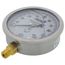 D82LFB, 1/4" NPT, 4" Dial, Industrial Pressure Gauge with Lower Mount (0-100 PSI)
