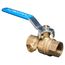1/2" FNPT Straight Full Port Ball Brass Valve w/ Drain (Lead Free)