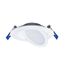4" Round Aperture Adjustable Slim Downlight, 5 CCT Selectable - Matte White (12W)