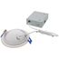 4" Round Aperture Adjustable Slim Downlight, 5 CCT Selectable - Matte White (12W)