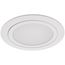6" Round Aperture Adjustable Slim Downlight, 5 CCT Selectable - Matte White (15W)