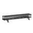 Vertical Front Only Cable Management, 5" Channel X 40" Long (Black) Snap-on Cover