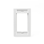 Single-Gang MOS Wallplate (White)