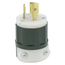15A, 125V Locking Plug, Industrial Grade