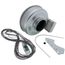 DBF4XLT Duct Booster Fan (Metal) w/ Cord and Wall Mt. Indicator Panel