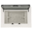 1-Gang Weatherproof Low Profile Recessed Inbox Horizontal Mount, for New Brick (Clear)