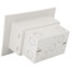 1-Gang Weatherproof Low Profile Recessed Inbox Horizontal Mount, for New Brick (Clear)