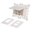 Electrical Box w/ Weatherproof Cover for Textured Surfaces/Rigid Siding/Stucco