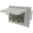 InBox Electrical Box for Flat Surfaces W/ Weatherproof Cover