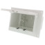 White Weatherproof Low Profile InBox for Flat Surfaces (Retrofit)