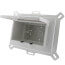 Low Profile InBox for New Vinyl Siding Construction (White)