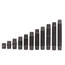 1/2" Schedule 40 Black Nipple Set (Close to 6" Length)