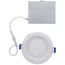 4" Round Baffle Slim Downlight, 5 CCT Selectable - Matte White (12W)
