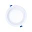 6" Round Baffle Slim Downlight, 5 CCT Selectable - Matte White (15W)